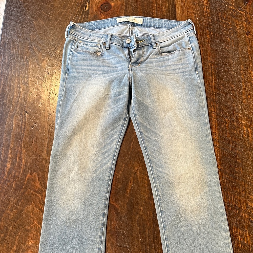 Abercrombie & Fitch Light Blue Skinny Jeans